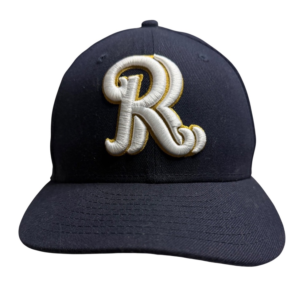 New Era 59FIFTY Frisco RoughRiders Hat 7 3/8 Navy Texas League MiLB Fitted Cap